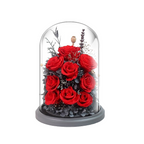 Red Rose in Crystal Gift Box | Roselumi