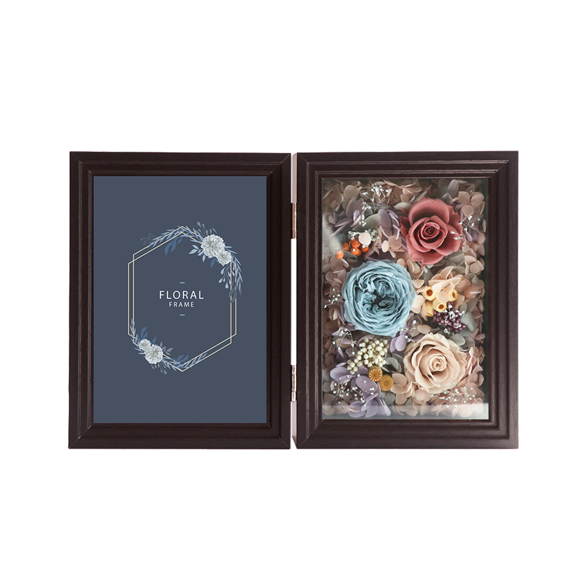 Rose in Photo Album Gift Set | Roselumi