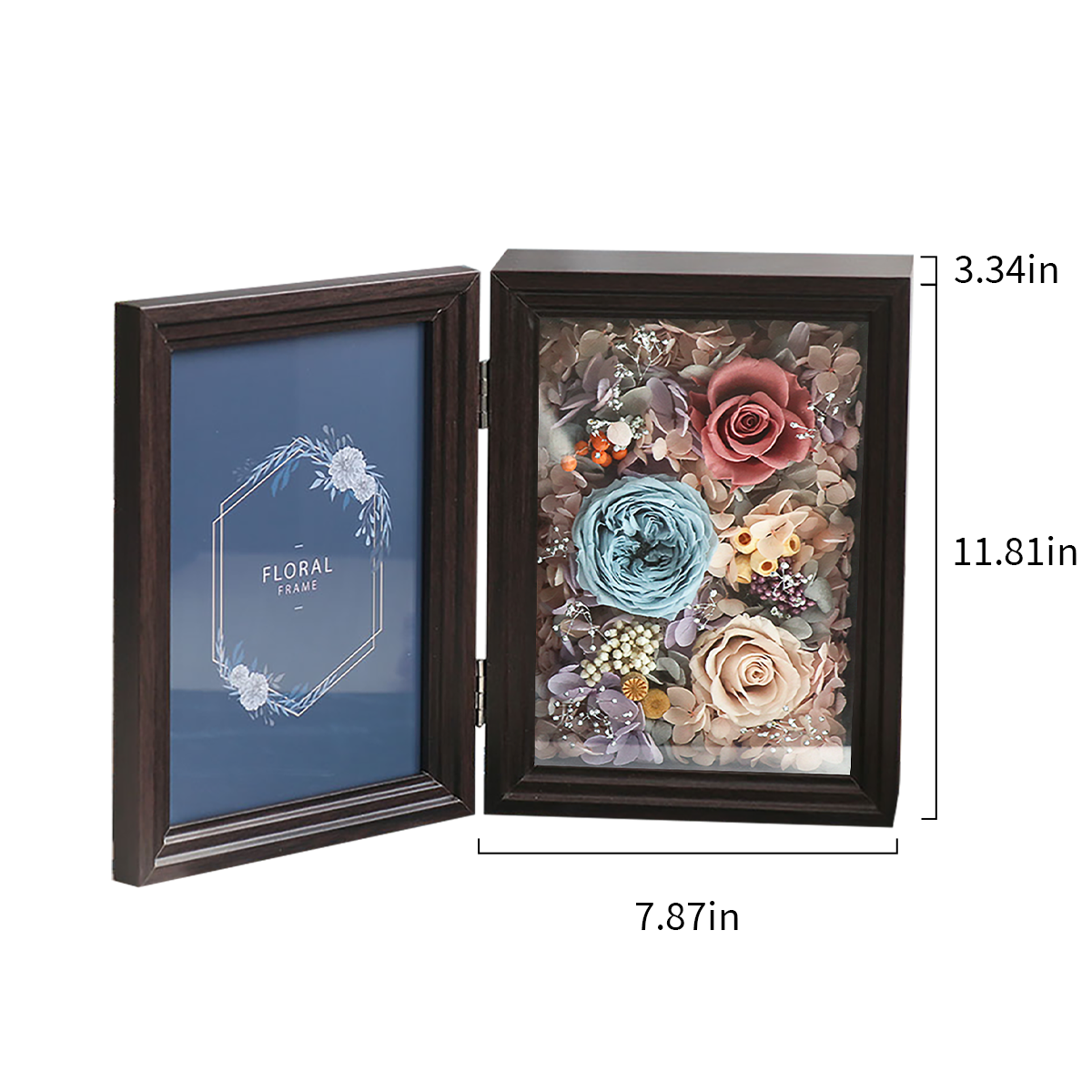 Rose in Photo Album Gift Set | Roselumi