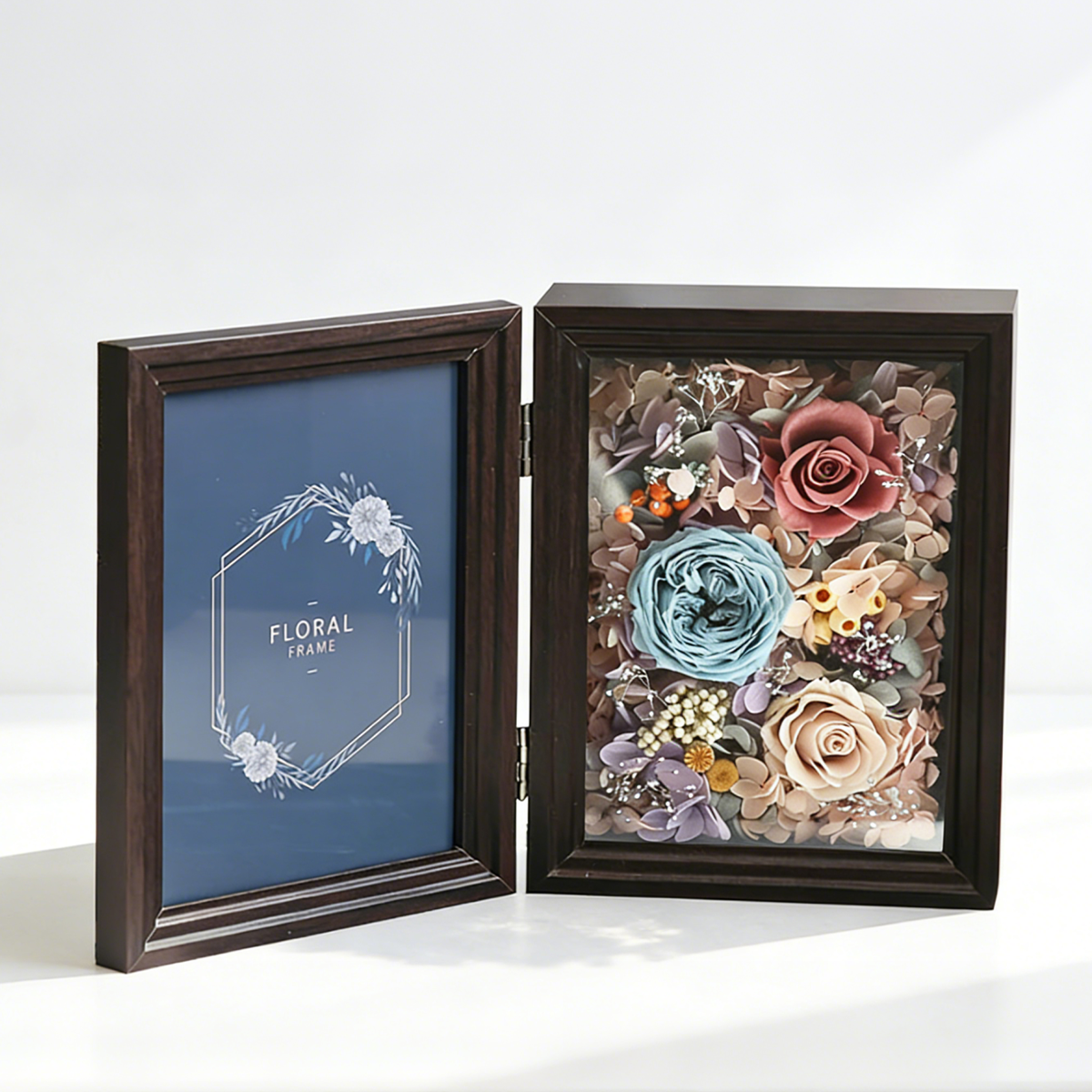 Rose in Photo Album Gift Set | Roselumi